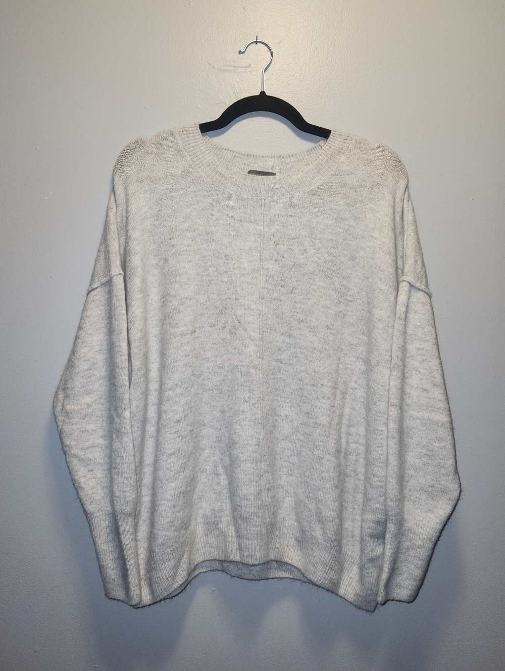 Vince Camuto Grey Pullover Crewneck Knit Sweater | Large